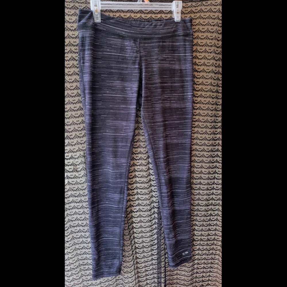 CHAMPION Large Grey Athletic Ankle Leggings